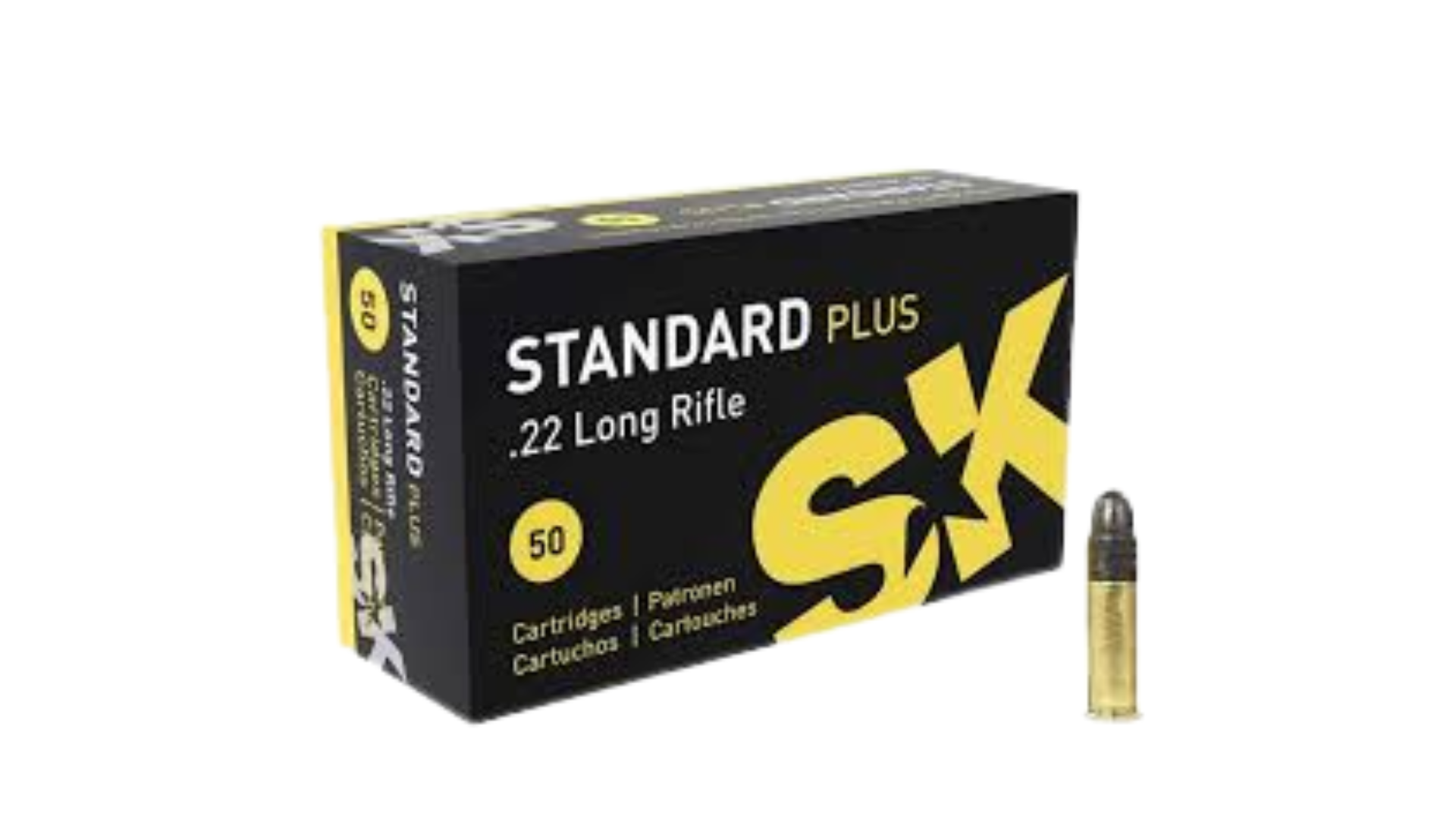SK Standard Plus .22 Long Rifle 40 Grain Lead Round Nose · SableArms