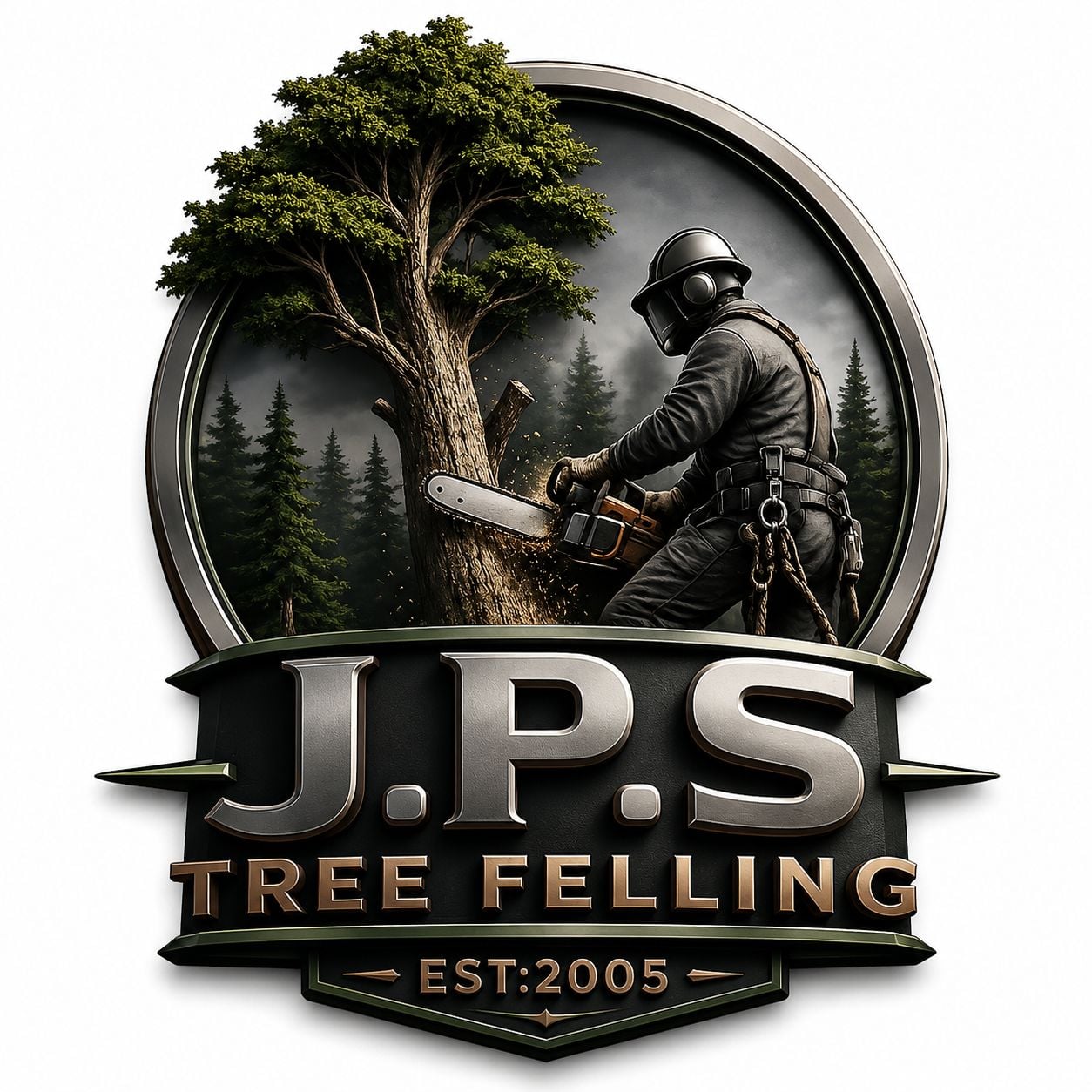 J.P.S TREE FELLING Logo