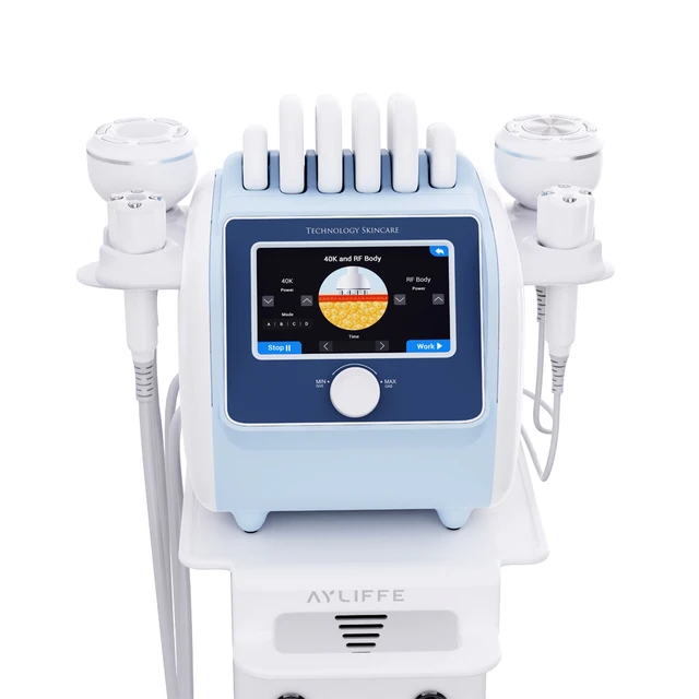S-Shape 6-in-1 Body Sculpting Machine — Cavitation + RF + Lipo
