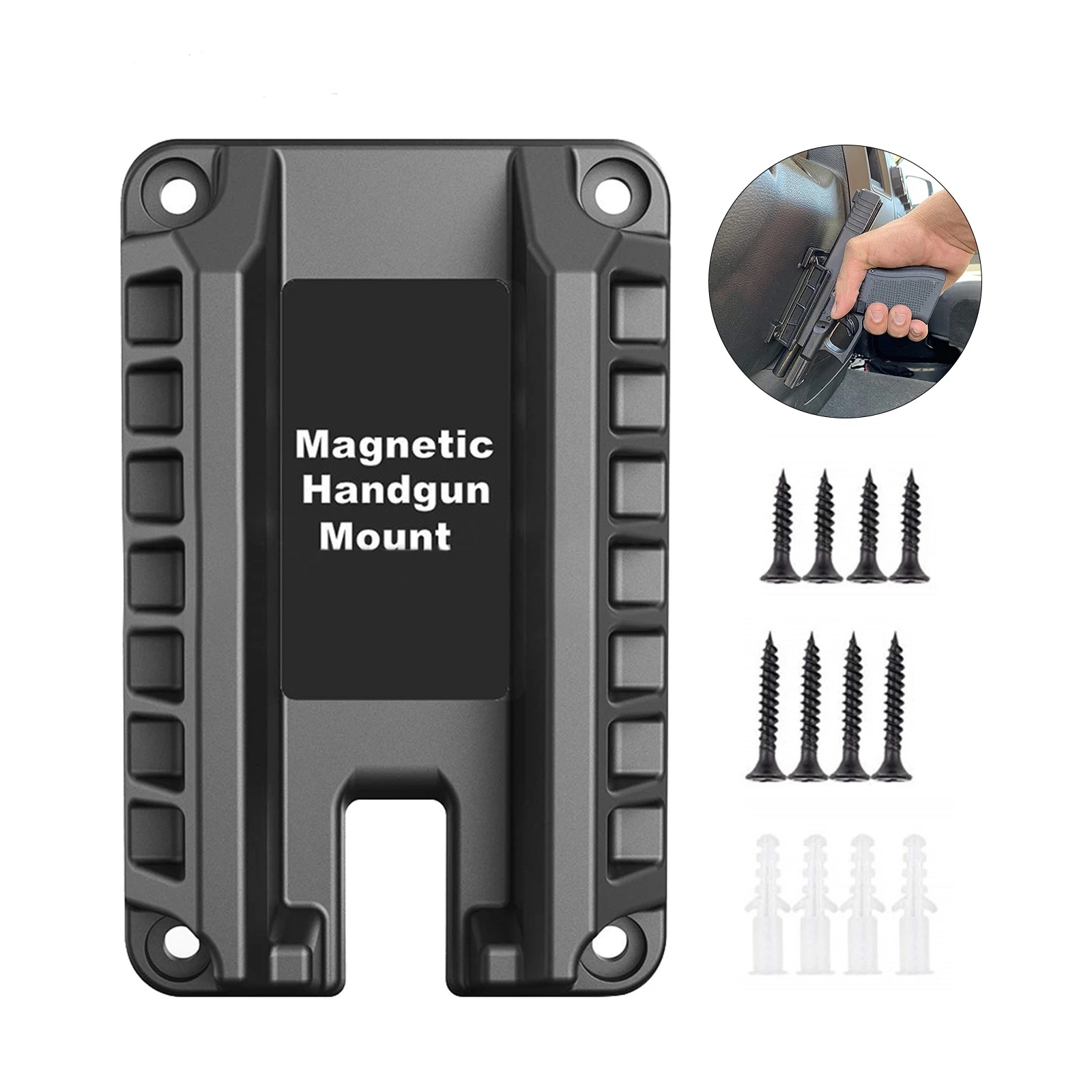Allen Company Rubber-Coated Magnetic Handgun Mount