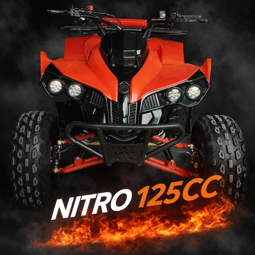 125cc RAPTOR QUAD BIKE RED · AFRICA QUADS