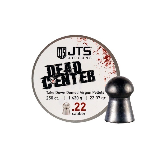 JTS Dead Center Domed Airgun Pellets - Precision .177, .22, .25, .30 Caliber