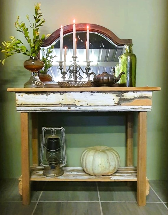 Reproduction Rustic Server SOLD - Rustic Server, H78D40W94 · Ruby's Cottage