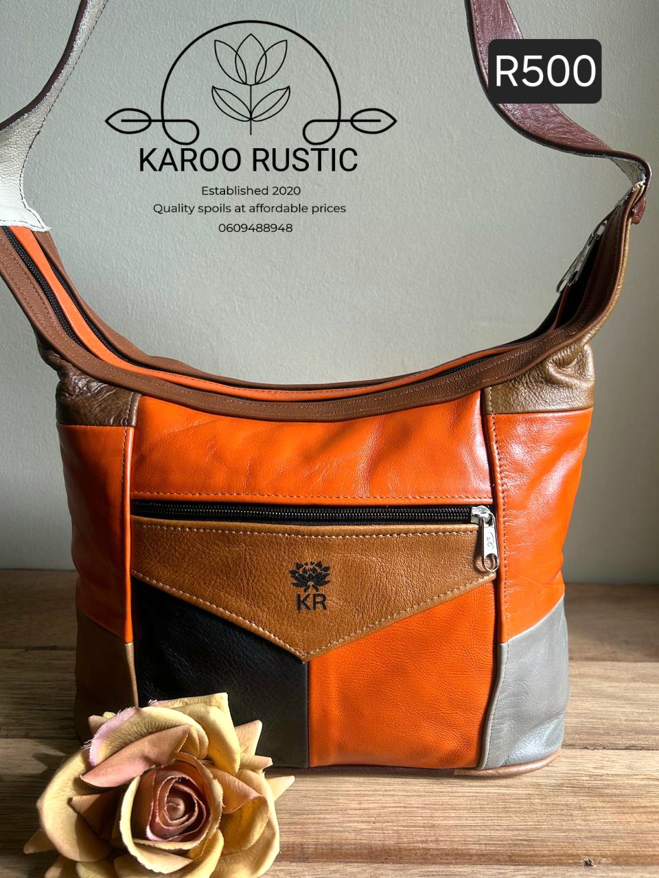 KR Classic Shoulder Handbag · Karoo Rustic