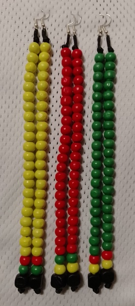 Wood beads Earings