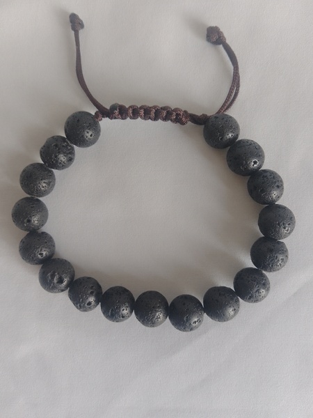 Lava Bead and String bracelet set