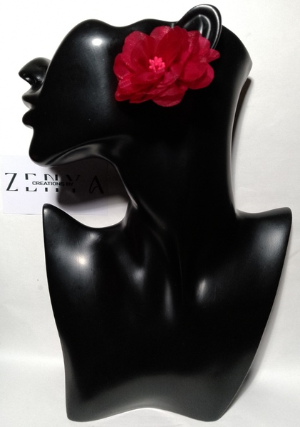 Fabric Flower Earrings,stainless steel stud earrings