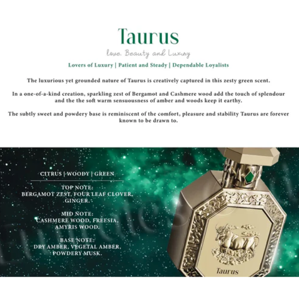 French Avenue Genesis Zodiac Collection - TAURUS EDP 100ml