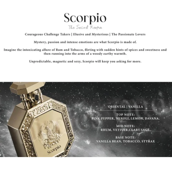 French Avenue Genesis Zodiac Collection - SCORPIO EDP 100ml