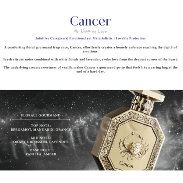 French Avenue Genesis Zodiac Collection - CANCER EDP 100ml