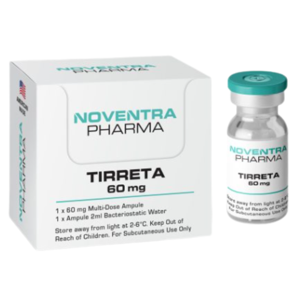 “Noventra Pharma peptide compound vial”