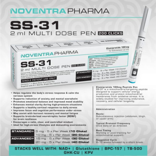 Noventra Pharma SS 31 Compound Peptide Pen 100mg - 2ml