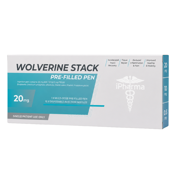 IPharma Wolverine Stack 20mg | Advanced Tissue Recovery Compound Research Pen picture