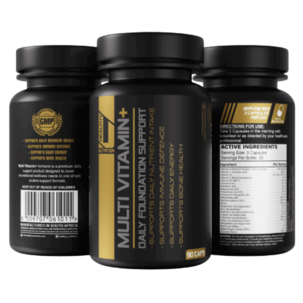 Healthy U Multi Vitamin Immune | Daily Wellness Support | 90 Capsules