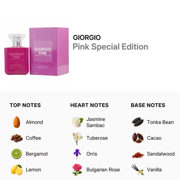 Giorgio Pink Special Edition | Vibrant-Floral & Chic EDP