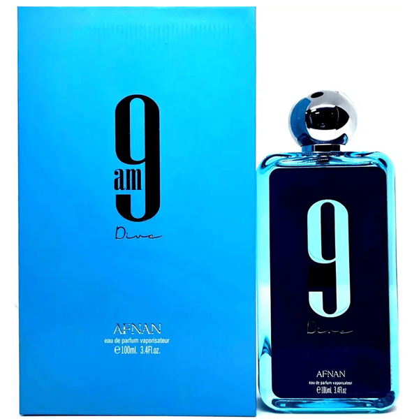 Afnan 9AM Dive 100ml | Unisex Aromatic Aquatic Eau de Parfum
