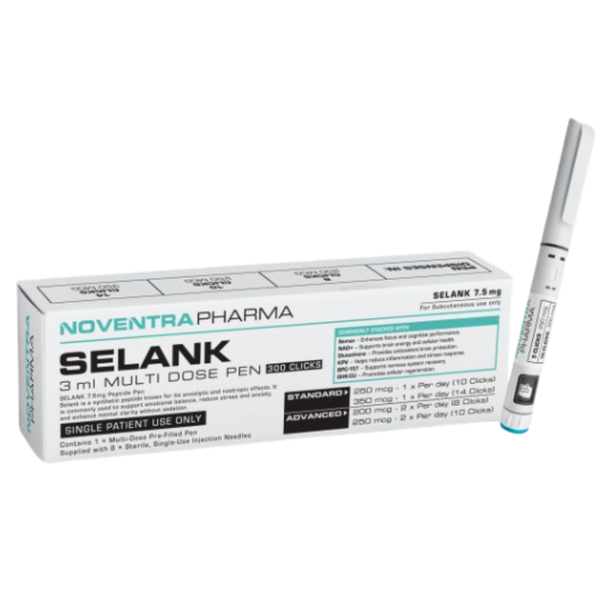 Noventra Pharama Selank Compound Peptide Pen 7.5mg - 3ml