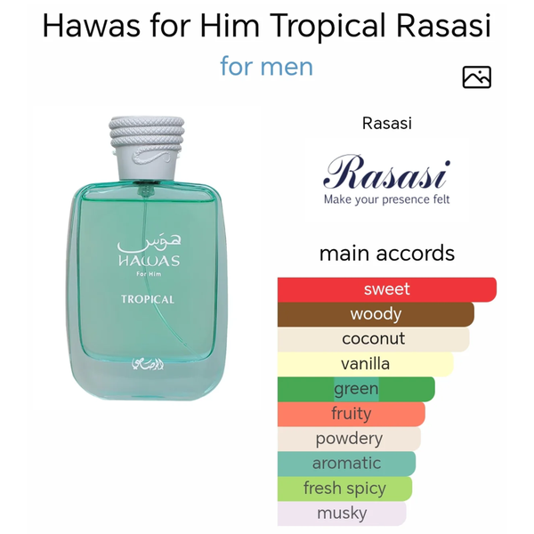 Rasasi Hawas Tropical EDP 100ml