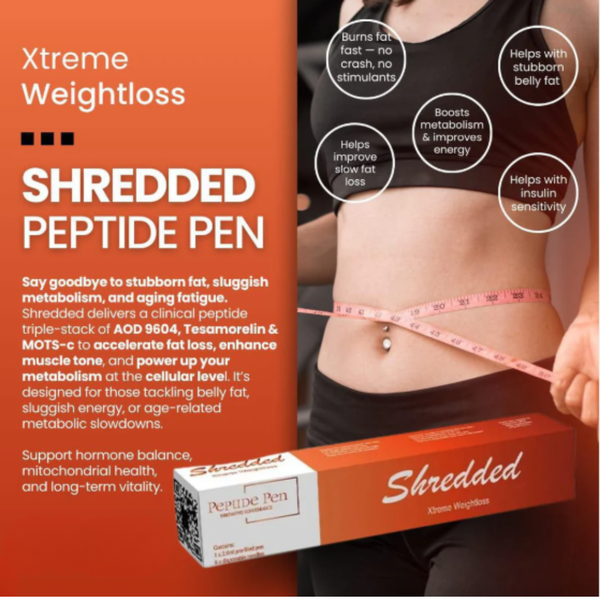 PEPTIDE PEN - Shredded Blend Compound peptide Pen 10mg - 2.6ml