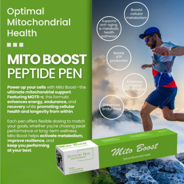PEPTIDE PEN MOTS-c Compound peptide Pen 60mg - Mito Boost 2.6ml