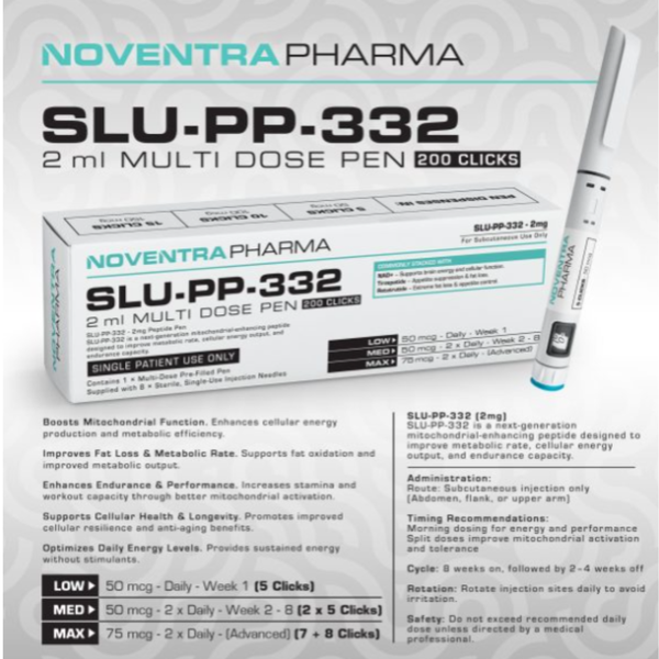 Noventra Pharma - SLU-PP-332 Compound Peptide Pen 2mg - 2ml
