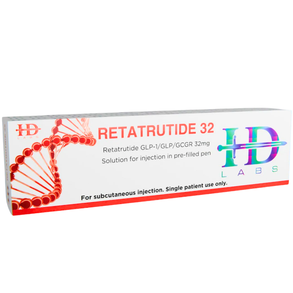 HD LABS Retatrutide 32 Research Compound Peptide Pen - 32mg