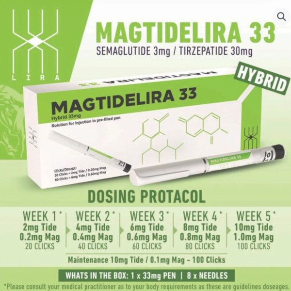 UPA Magtidelira 33 Research Compound Hybrid Peptide Pen - 33mg