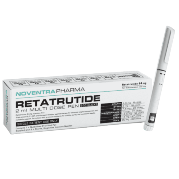 Noventra Pharma Retatrutide Research Compound peptide Pen 64mg