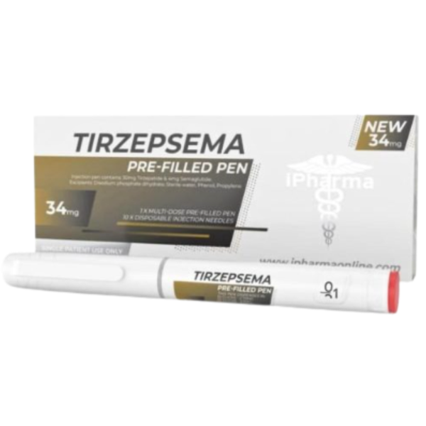 IPharma TIRZEPSEMA 34mg Compound peptide Pen- 34mg 1.8ml