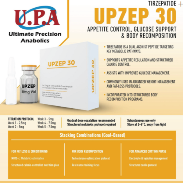 UPA LABS UPZEP 30 Tirzepatide 30mg-Compound peptide Vial (Not Mixed)