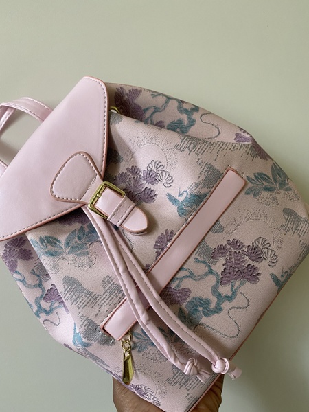 Floral backpack bag