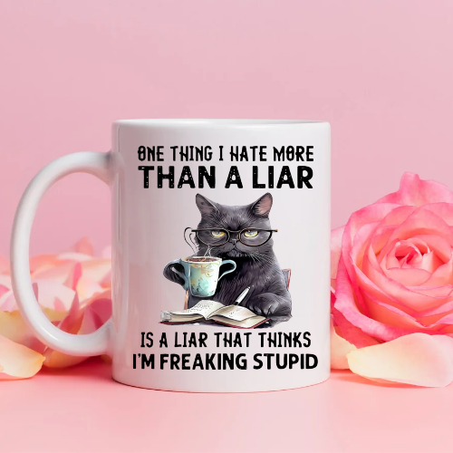 Cat and Dog themed mugs