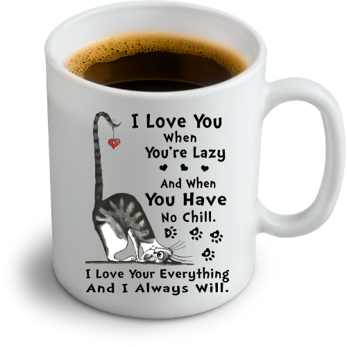Cat and Dog themed mugs