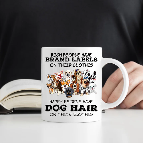Cat and Dog themed mugs