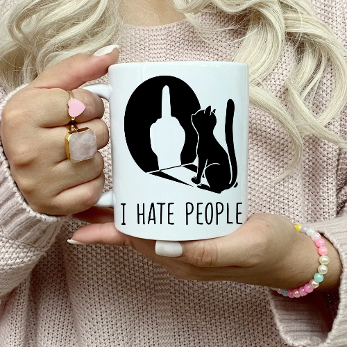 Cat and Dog themed mugs