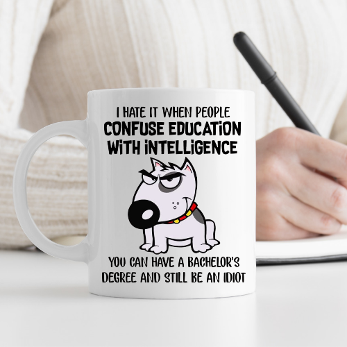Cat and Dog themed mugs