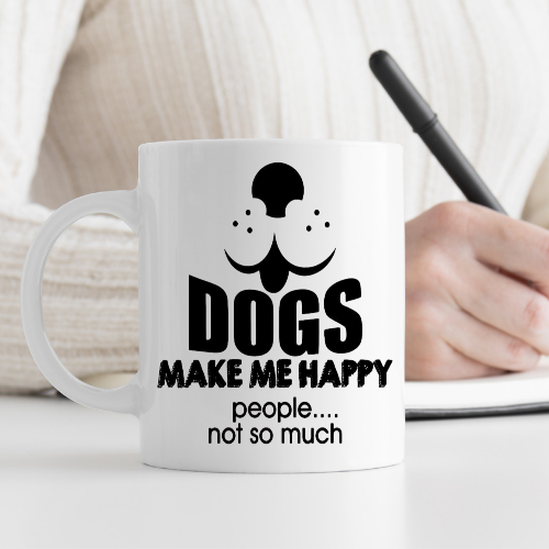 Cat and Dog themed mugs