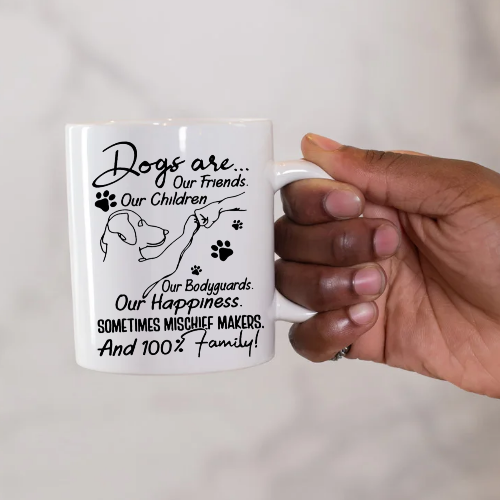 Cat and Dog themed mugs