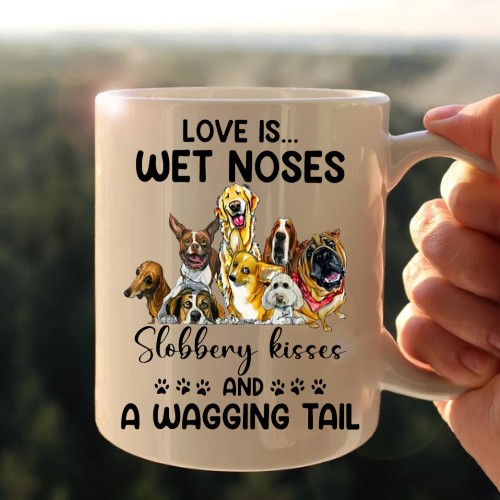Cat and Dog themed mugs