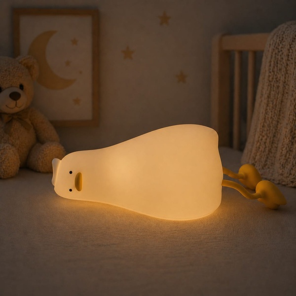 Rechargeable Silicone Duck Night Light