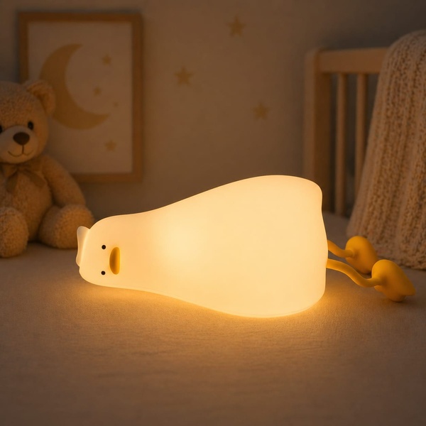 Rechargeable Silicone Duck Night Light