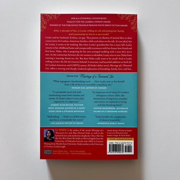 Marriage of a Thousand Lies by Sj Sindu