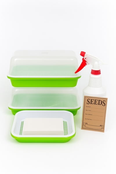 JP Rainbow Hydrogrow Starter Kit Grow Fresh Microgreens & Herbs at Home – No Soil, No Mess