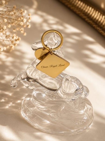 Chosen. Royal. Loved Keychain
