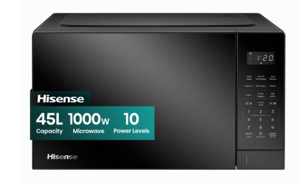 Hisense 45L 1000W Electronic Microwave Oven - Black Hisense H45mobs5x picture