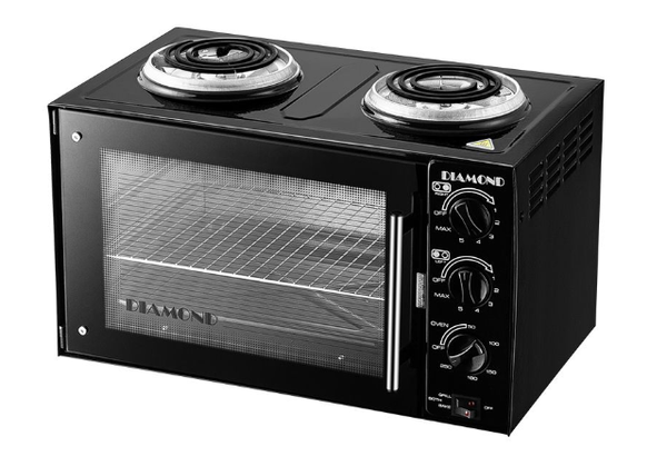Diamond Black Electricity Oven Diamond Diamond - 28L Mini Oven picture