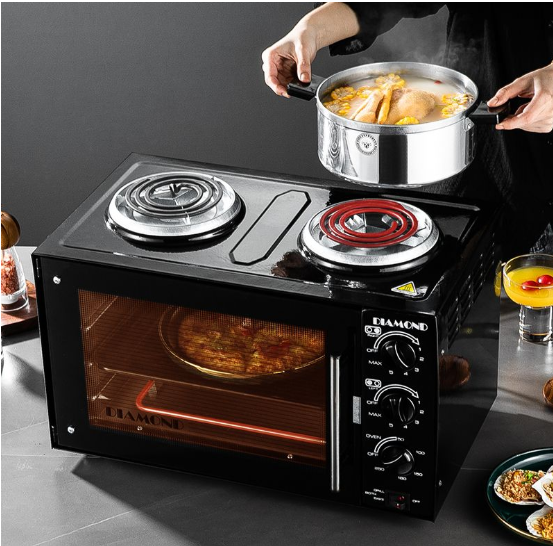 Diamond Black Electricity Oven Diamond Diamond - 28L Mini Oven
