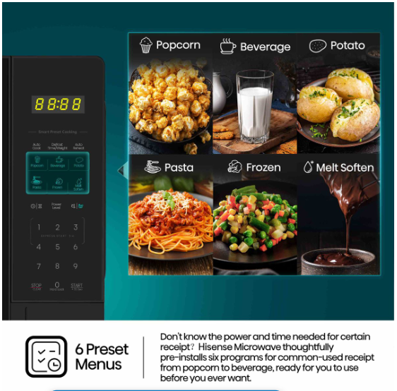 Hisense 20L Digital Microwave Oven - H20MOBS15