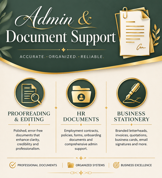 Admin and Document Support... read more picture