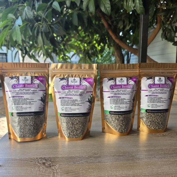 ZURIAL Organics™ Chasteberries – 100g